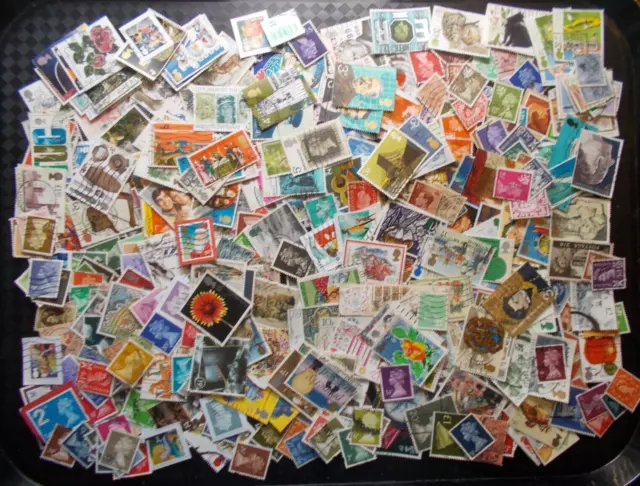 Quality Packet of 500 Different GB~Various Eras~Used Stamps~Collection~A~UK