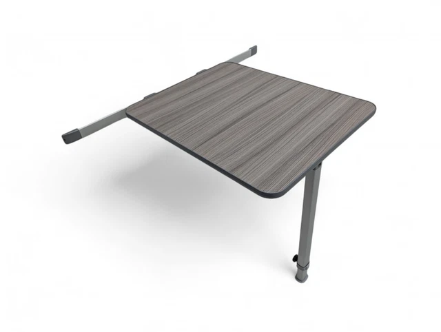 LARGE CAMPERVAN CAMPER table and Mito sliding rail set - Driftwood £99. ...