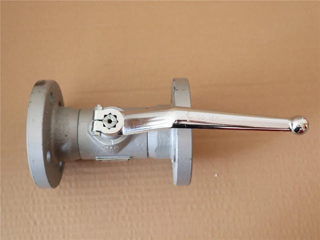 TEST FUCHS - Valvola a sfera con attacco flangia - DN 25 - PN 16 - Leva manuale