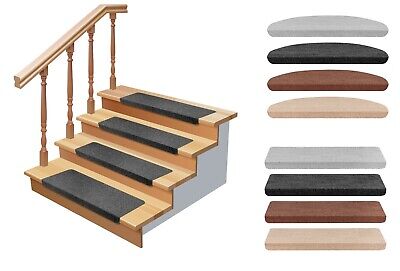 65 x 24 x 4 cm 15er Set Treppenmatten Stufenmatten RUMBA 12 moderne Farben ca 