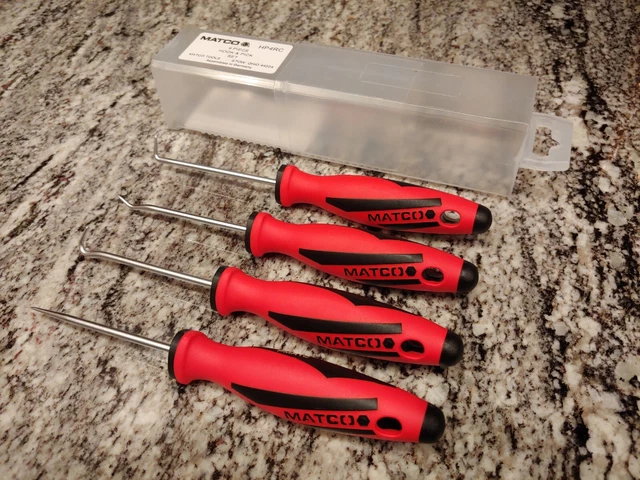 Matco Tools 4 PIECE MINI HOOK AND PICK SET - RED