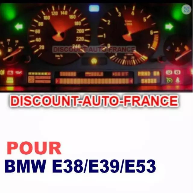 Ecran lcd afficheur pour compteur pour BMW E38, E39, E53, X5 produit neuf