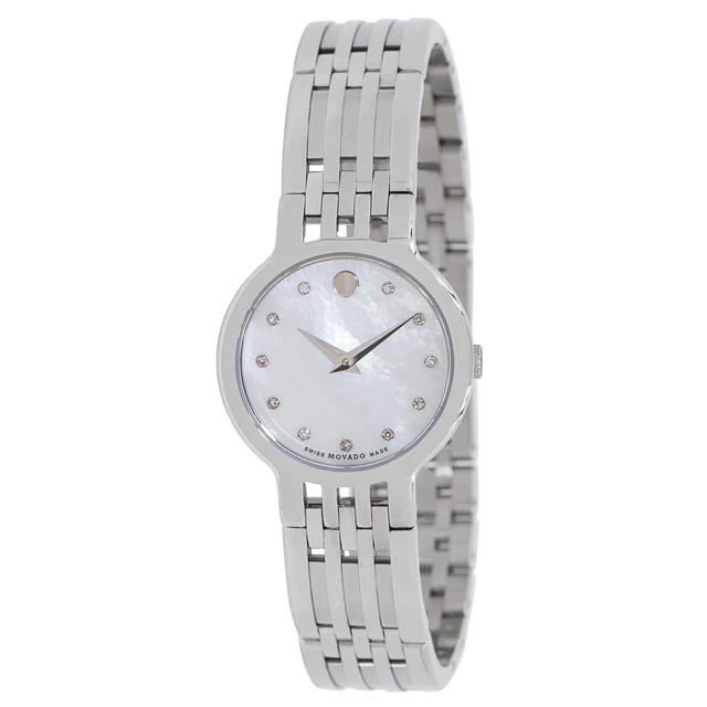Movado 0607498 Women's 1881 Black Dial Quartz Watch