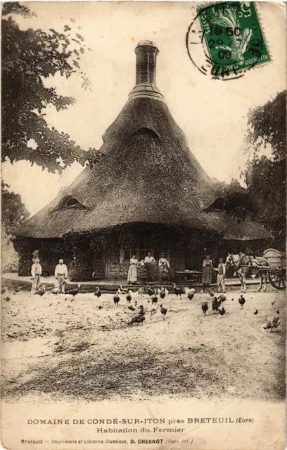 CPA Domaine de CONDÉ-sur-ITON pres BRETEUIL - Habitation de... (296996)