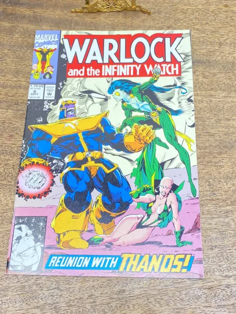 Marvel Comics ~Warlock And The Infinity Watch~Vol.1 No. 8~ Sept. 1992 Comic Book