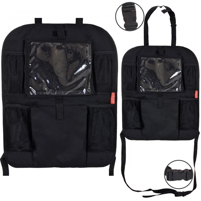 Asiento de coche de vehículo protección del respaldo organizador asiento delantero funda asiento infantil delantero