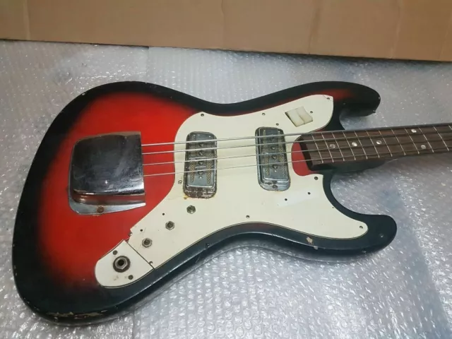 60's HARMONY SHORT SCALE BASS - made in USA 2