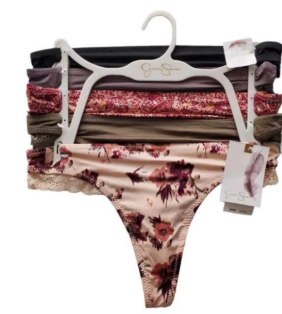 5 PAIR JESSICA Simpson Thong Panties, Women's Size Small, Lace Underwear  £25.02 - PicClick UK