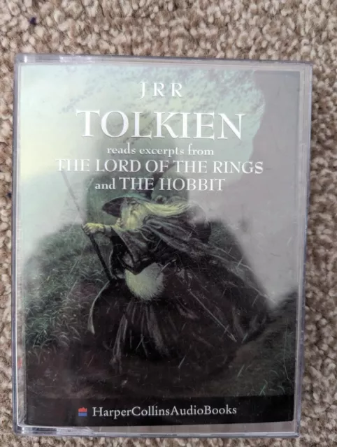 JRR Tolkien Reads Excerpts from - Lord of the Rings & The Hobbit Cassette Audio