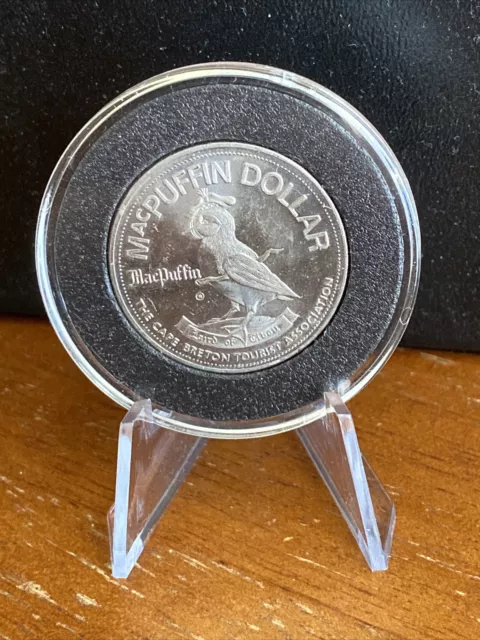 1982 The Cape Breton Tourist Association, MacPuffin Dollar Token