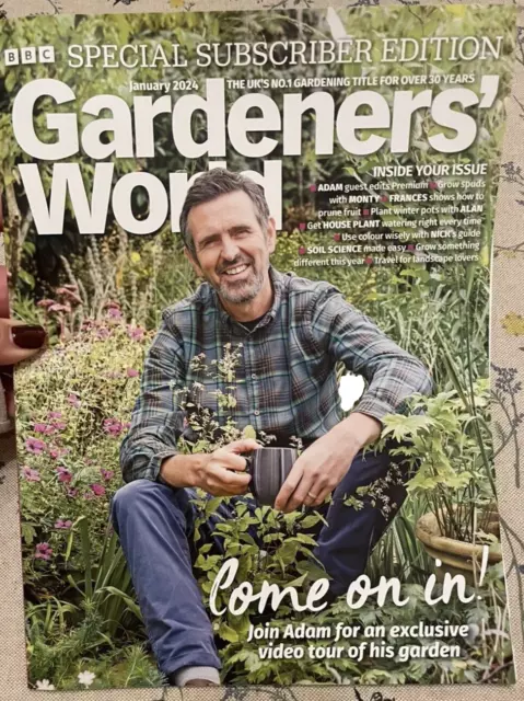 BBC Gardeners World Magazine Sonderausgabe für Abonnenten - Januar 2024