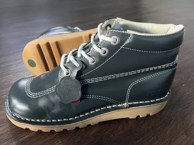 KICKERS STIVALI CHUKKA Classici da Uomo in Pelle Blu Navy Taglia 8 EUR 72 15 PicClick IT
