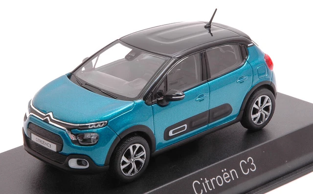 Miniature voiture auto 1:43 Norev Citroen C3 2020 diecast Modélisme Static Bleu