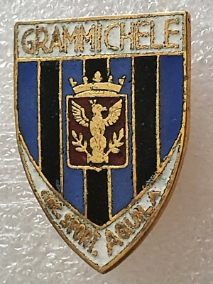 Distintivo calcio ⚽ GRAMMICHELE AQUILA pin TRENTO spilla TRENTINO ALTO ADIGE 