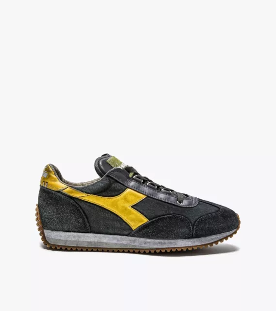 Diadora Heritage Zapatos Equipe H Dirty Piedra Lavado Negro 201.174736 New Fw