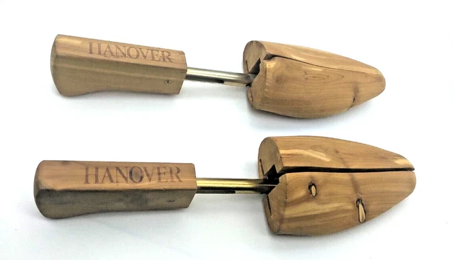 (2) Hanover Shoe Stretchers - LARGE - Wooden/Cedar Beautiful Condition!