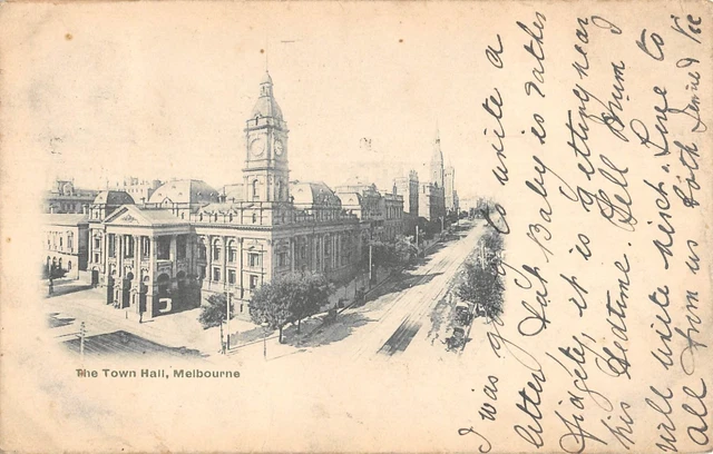 CARTE POSTALE ANCIENNE AUSTRALIA - MELBOURNE PUBLIC LIBRARY VINTAGE CARTE POSTALE ANCIENNE AUSTRALIA - MELBOURNE PUBLIC LIBRARY VINTAGE