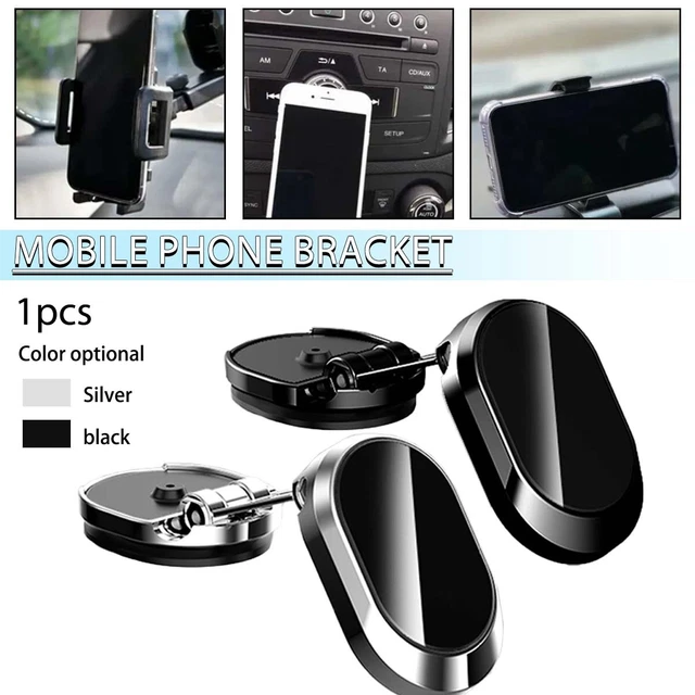 Magnetic Car Mount Phone Holder 360° Universal Stand Dashboard Folding Bracket n