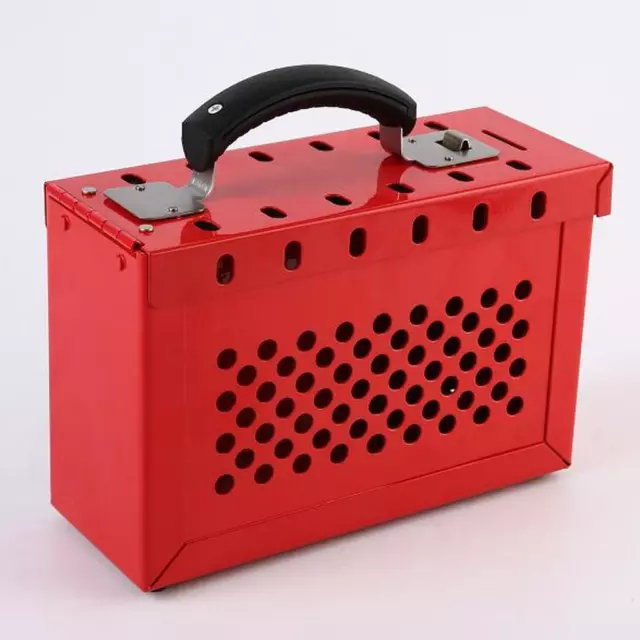 Loto Box Safety Lockout Tagout Lock Lock Stockage, Jusqu'à 12 Cadenas