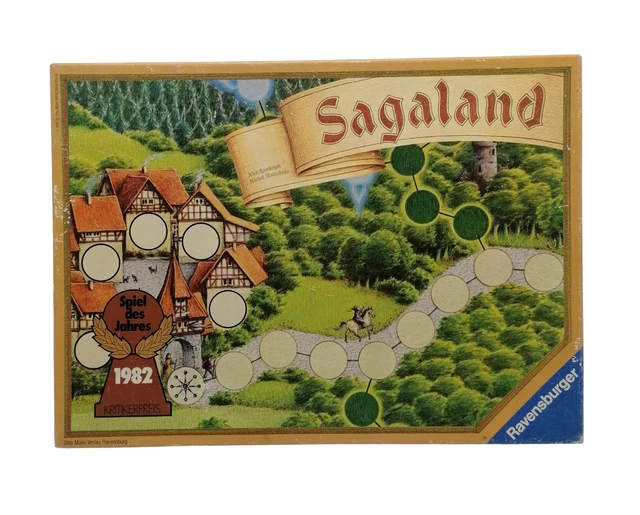Ravensburger Sagaland Familienspiel Gesellschaftsspiel unvollständig