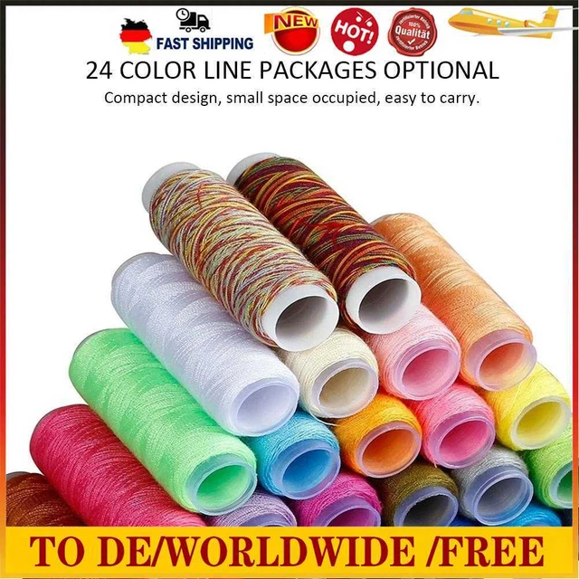 98pcs Multi-function Sewing Box Kit Sets Needles for Hand Quilting Stitching