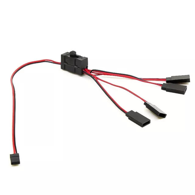 1 PièCes RC  Extension 1 à 4 Y Câble de Fil LED Interrupteur D'Alimentation8965