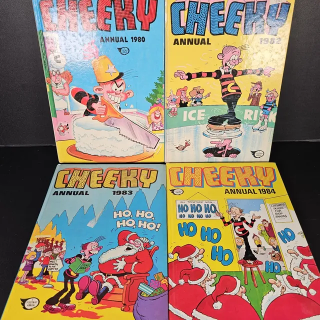 4 Cheeky Annuals Bundle 1980s Comic Book Annual