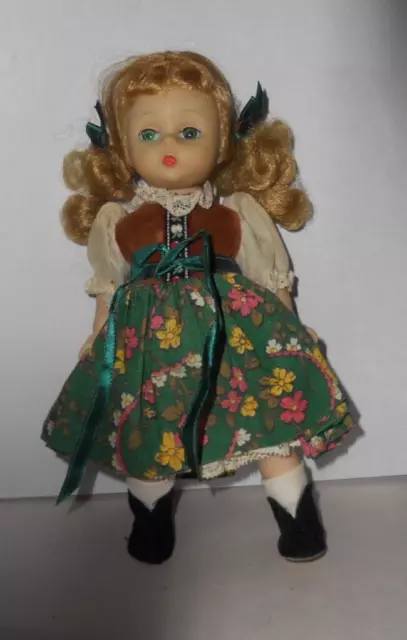 Madame Alexander Alex TYROLEAN GIRL BENT KNEE 8" Wendy Doll #798