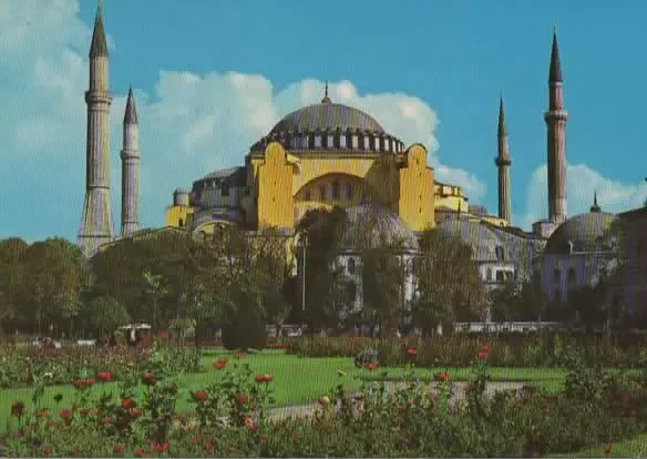 AK Türkei Istanbul Die Hagia Sophia