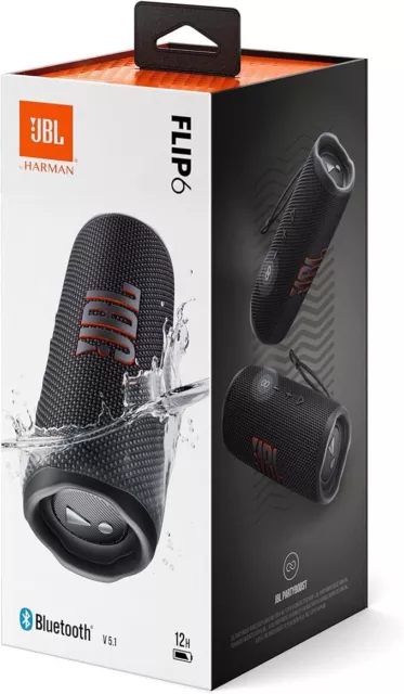 Jbl Flip 6 Cassa Bluetooth Altoparlante Portatile Wireless Usb