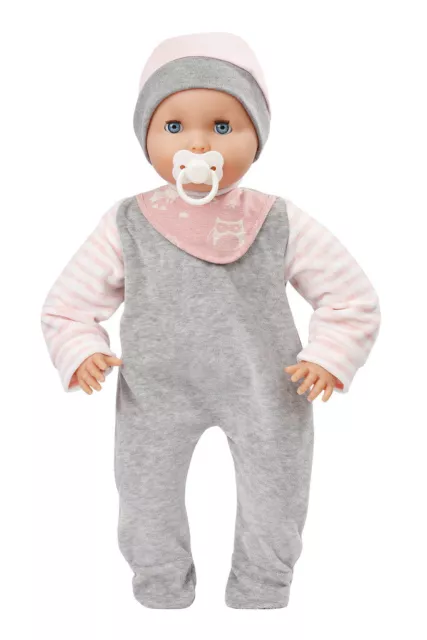 Emil Schwenk Baby Puppe 50 cm groß Weichkörper Puppe mit Schlafaugen, Nr. 3995