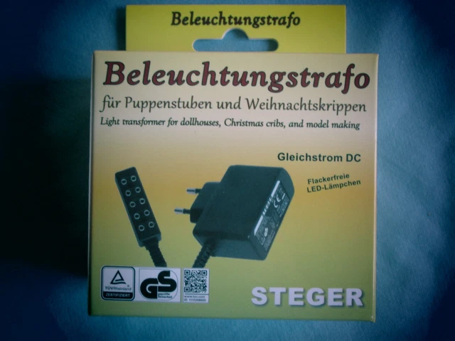 Kahlert-Licht Ruhe-/Flackerlicht-Trafo Für Puppenstuben Und