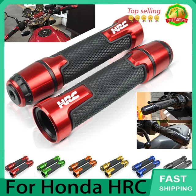 For Honda HRC Aluminum CNC Motorcycle Handlebar Grip Handl Grips