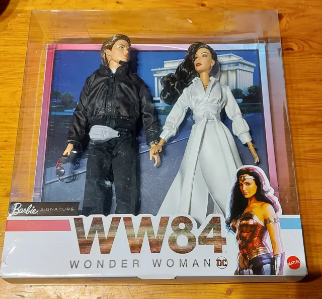Wonder Woman WW84 Barbie Signature Series factory sealed figurine set