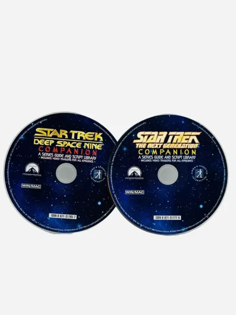 Star Trek Next Generation & Deep Space Nine Companion CD-ROM Disc Series Guide