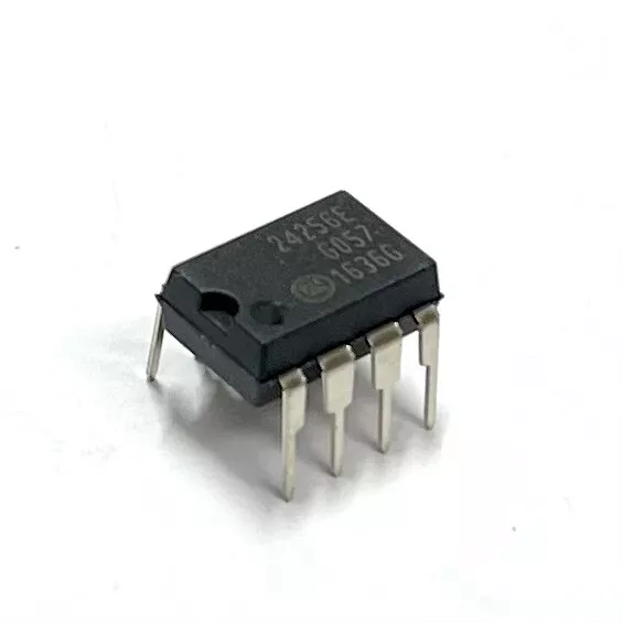 (PKG of 5) CAT24C256 Serial 256Kbit EEPROM, I2C, 24256E, PDIP-8, ON Semi