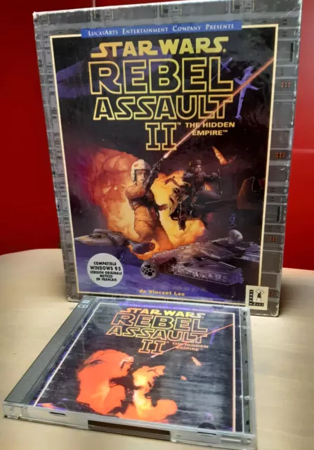 Star Wars Rebel Assault II : The Hidden Empire - PC Big Box