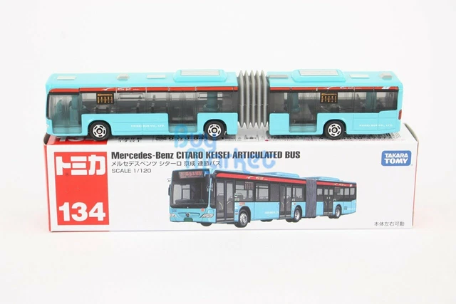 Miniature Tomica #134 - Bus Articulé Mercedes-Benz Citaro Keisei - 1:120 - Neuf En Boîte
