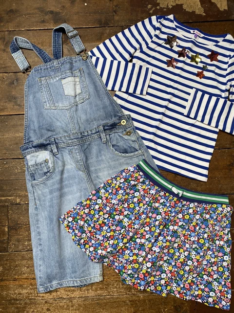 Pacchetto ragazze età 12-13 anni gonna floreale John Lewis lettini pantaloncini top