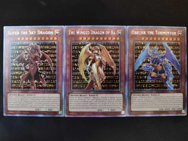 YU-GI-OH! LOT 3 Cartes Sexy Waifu Girl Dieux Egyptiens [Starlight foil