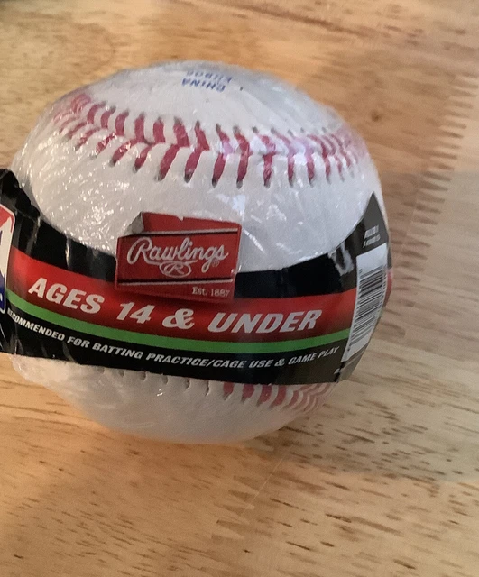 Rawlings Official League Baseball Ages 14U RLLB1 New Factory Wrapped