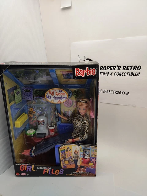 Vintage 2000 Mattel Barbie 28986 Generation Girl My Room Barbie New in Package