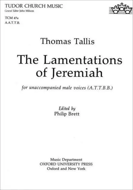 Thomas Tallis | The Lamentations of Jeremiah | Taschenbuch | Englisch (1991)