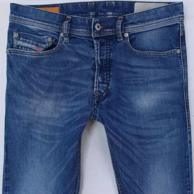 MENS DIESEL TEPPHAR 0666Q Stretch Slim Straight Grey Jeans W32 L30 39.99 PicClick UK