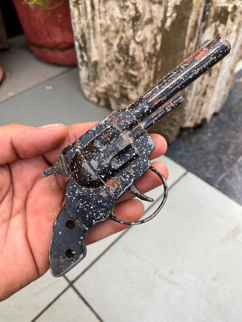 1700's Antique Old Rare Martin Eagle Iron Hand Forged Beautiful Gun Toy