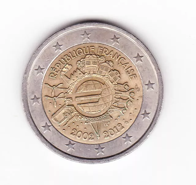 Pièce de monnaie 2 euros collection République Française 2002-2012