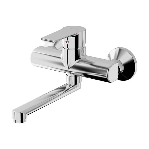 Miscelatore Monocomando Lavello A Muro Linea Ten - Cromo
