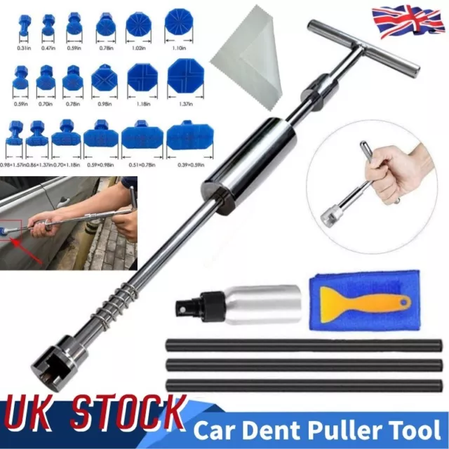 Paintless Dent Repair Rod Kit Auto Door Pits Dent Removal Puller Tabs Pro Tools