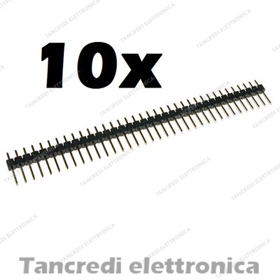 ART AU01 Art 5 pz Connettori strip line 40 poli maschio L=6mm 