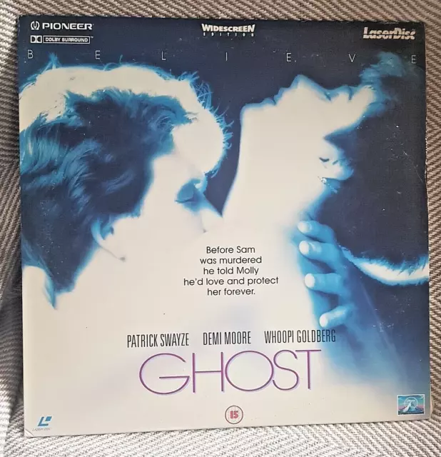 Ghost - Laserdisc  PATRIK SWAYZE , DEMI MOORE WHOOPI GLODBERG Ex Con